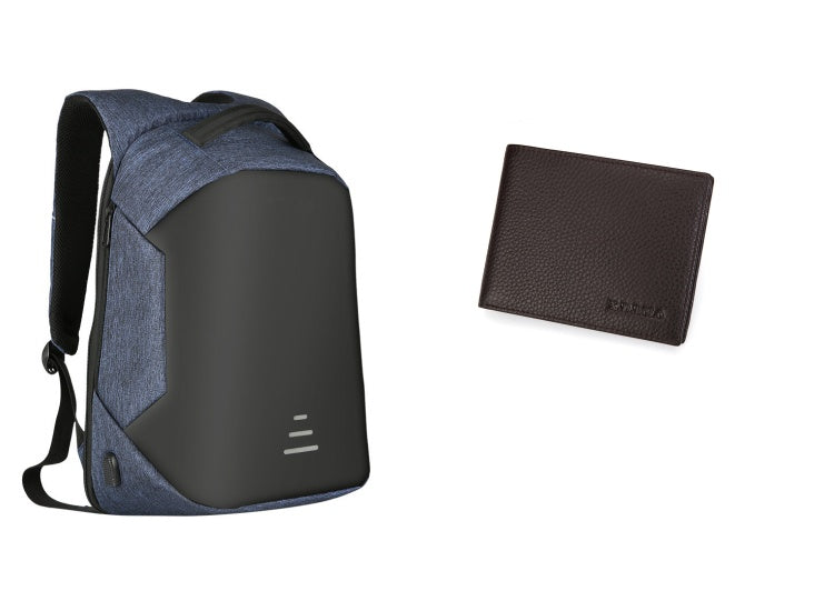 Full Anti-theft Backpack USB Charging Business Pack