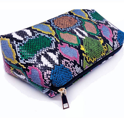 Bolso de hombro con estampado de serpiente para mujer