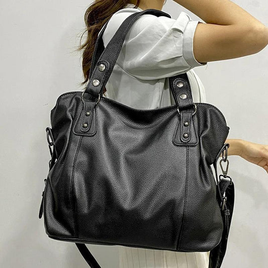 Sac à main de grande capacité pour femme Sac à bandoulière simple