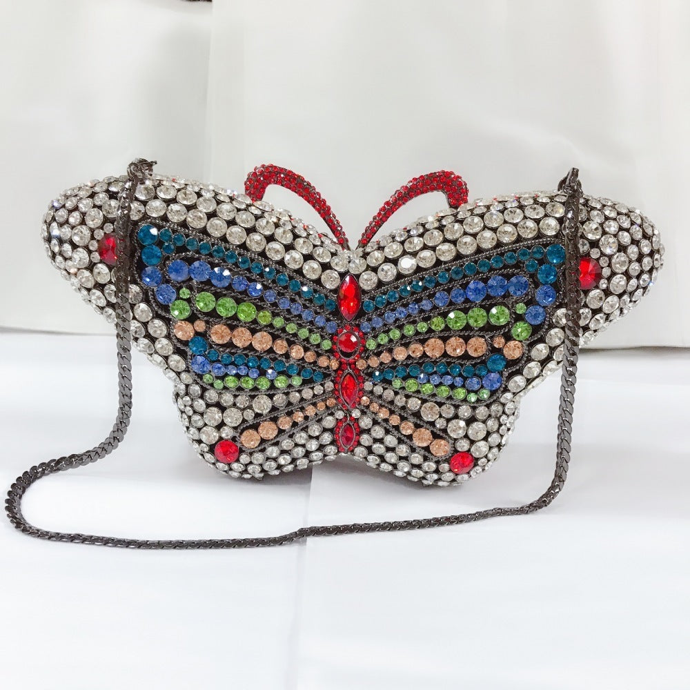 Bolso de cena con forma de mariposa para mujer