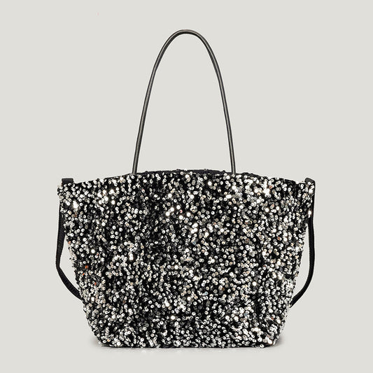 Sac fourre-tout à paillettes super flash pour femme automne et hiver