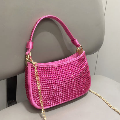 Sac à main brillant en diamant pour femme