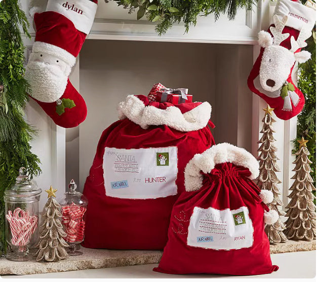 Extra Large Christmas Gift Bag With Drawstring