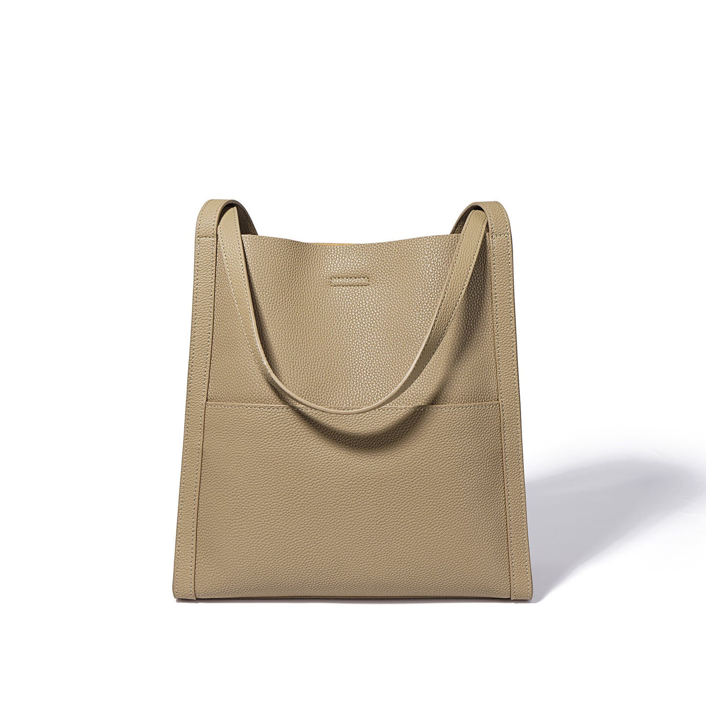 Sac à bandoulière Sentong Qin Bucket en cuir de vachette première couche pour femme, grande capacité