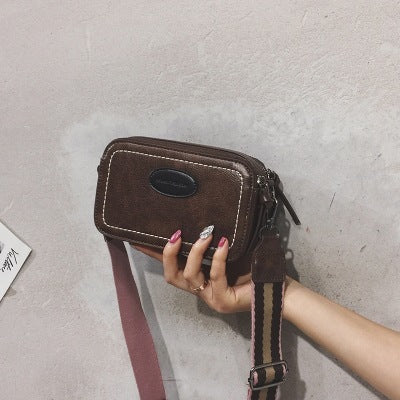 Bolso de mano Bolsos para mujer Tote Hombro Señora Lona Cremallera Mini