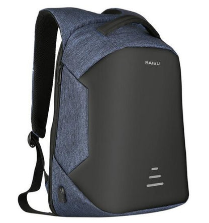 Mochila antirrobo para ordenador portátil de 15,6 pulgadas para hombre y mujer, con carga USB, mochila escolar para portátil, mochila de viaje impermeable Oxford