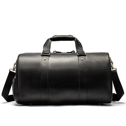 Bolso de viaje vintage de piel Crazy Horse para hombre