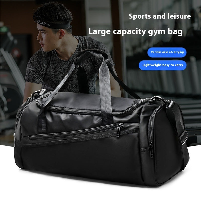 Bolso bandolera portátil de gran capacidad para hombre, para viajes, con separación de humedad y secado rápido, para entrenamiento deportivo y fitness