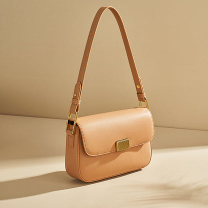 Sac à bandoulière en cuir véritable pour femme