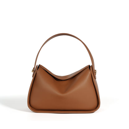 Sac à bandoulière simple en cuir de vache pour femme de haute qualité