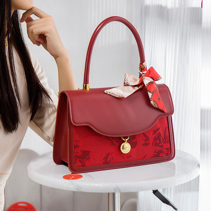 Bolso de boda rojo Bolso de novia para mujer Nuevo Gran capacidad