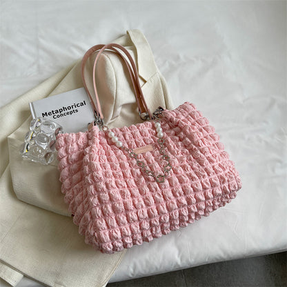 Bolso de hombro informal de gran capacidad para mujer