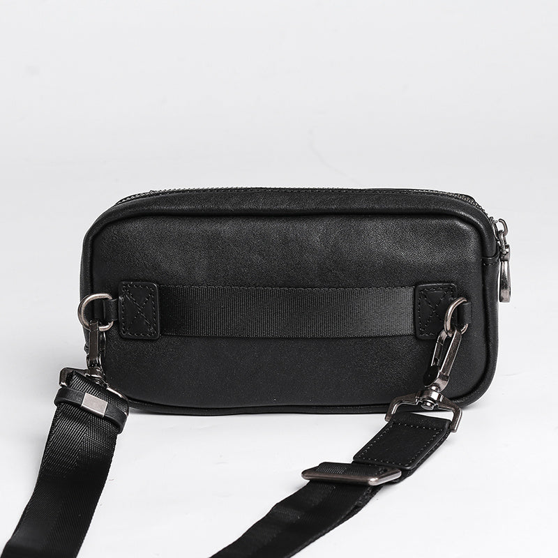 Bolso bandolera informal para teléfono móvil de un solo hombro para hombre