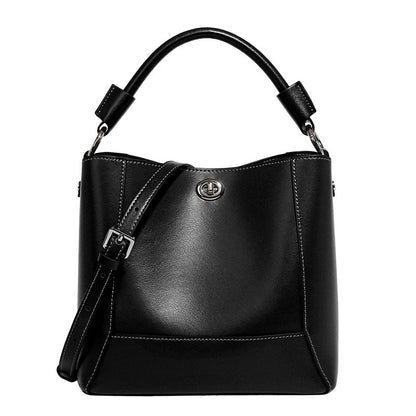 Hand-carrying Genuine Leather Women's Shoulder Messenger Bag