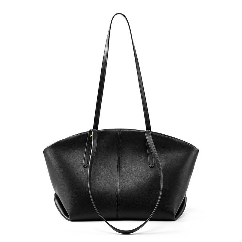 Women's Fashion Casual Leather Large Capacity Tote Bag