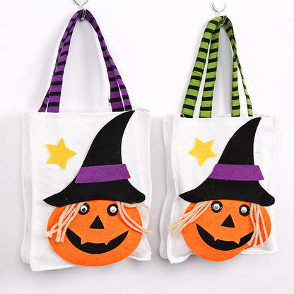 Halloween Decorative Candy Burlap Handbag