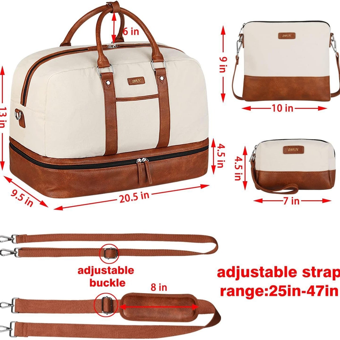 Large Capacity Waterproof And Wear-resistant Handbag