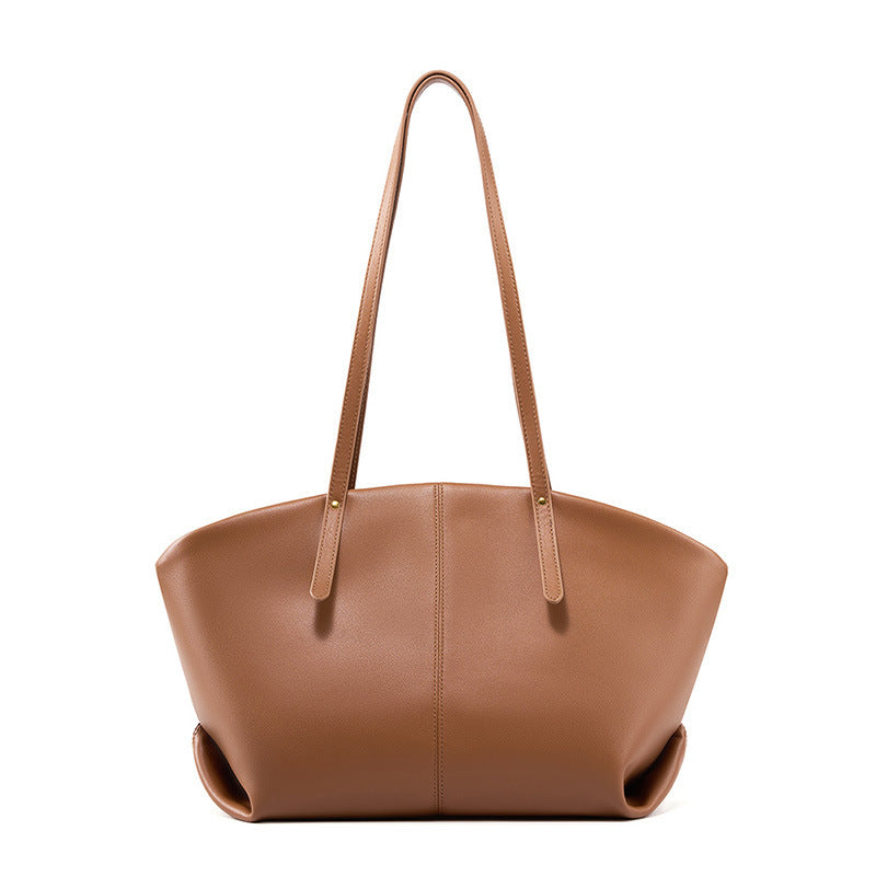 Women's Fashion Casual Leather Large Capacity Tote Bag