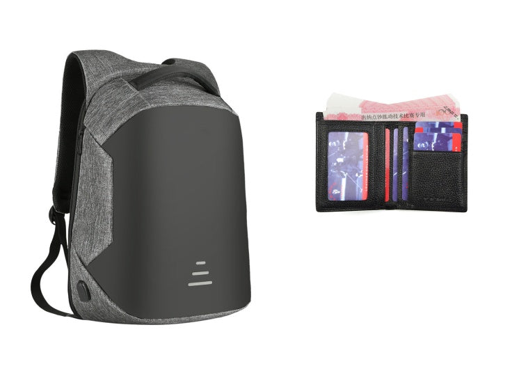 Full Anti-theft Backpack USB Charging Business Pack