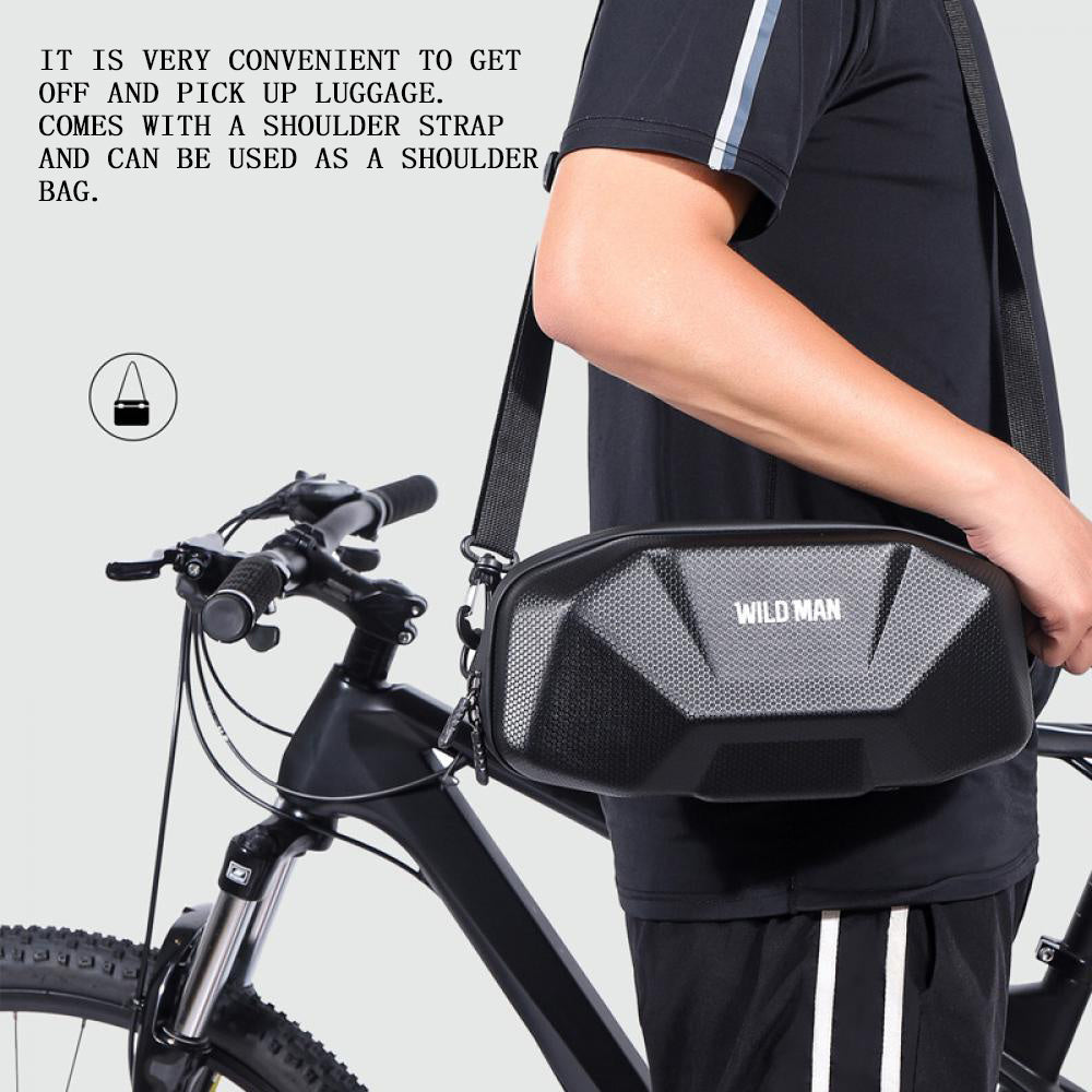 Bolsa rígida de EVA para manillar de bicicleta y patinete eléctrico