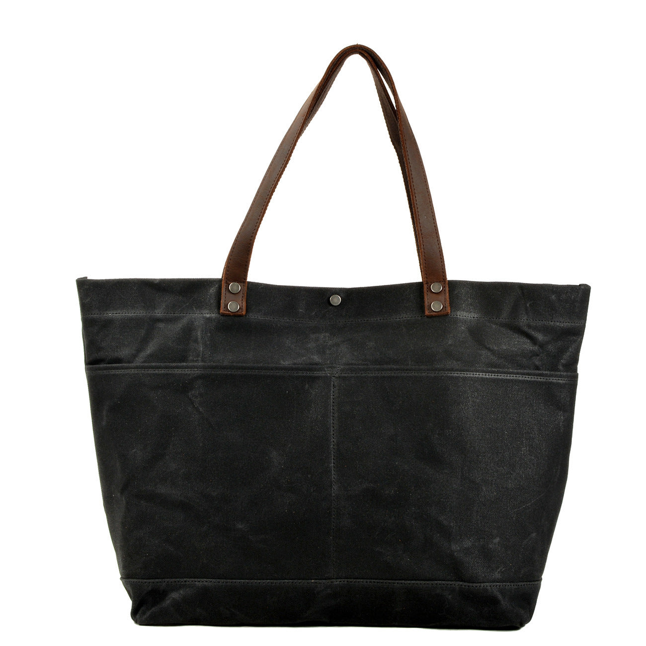 Oil Wax Canvas Bag Women's Bag Large Capacity Tote Shoulder