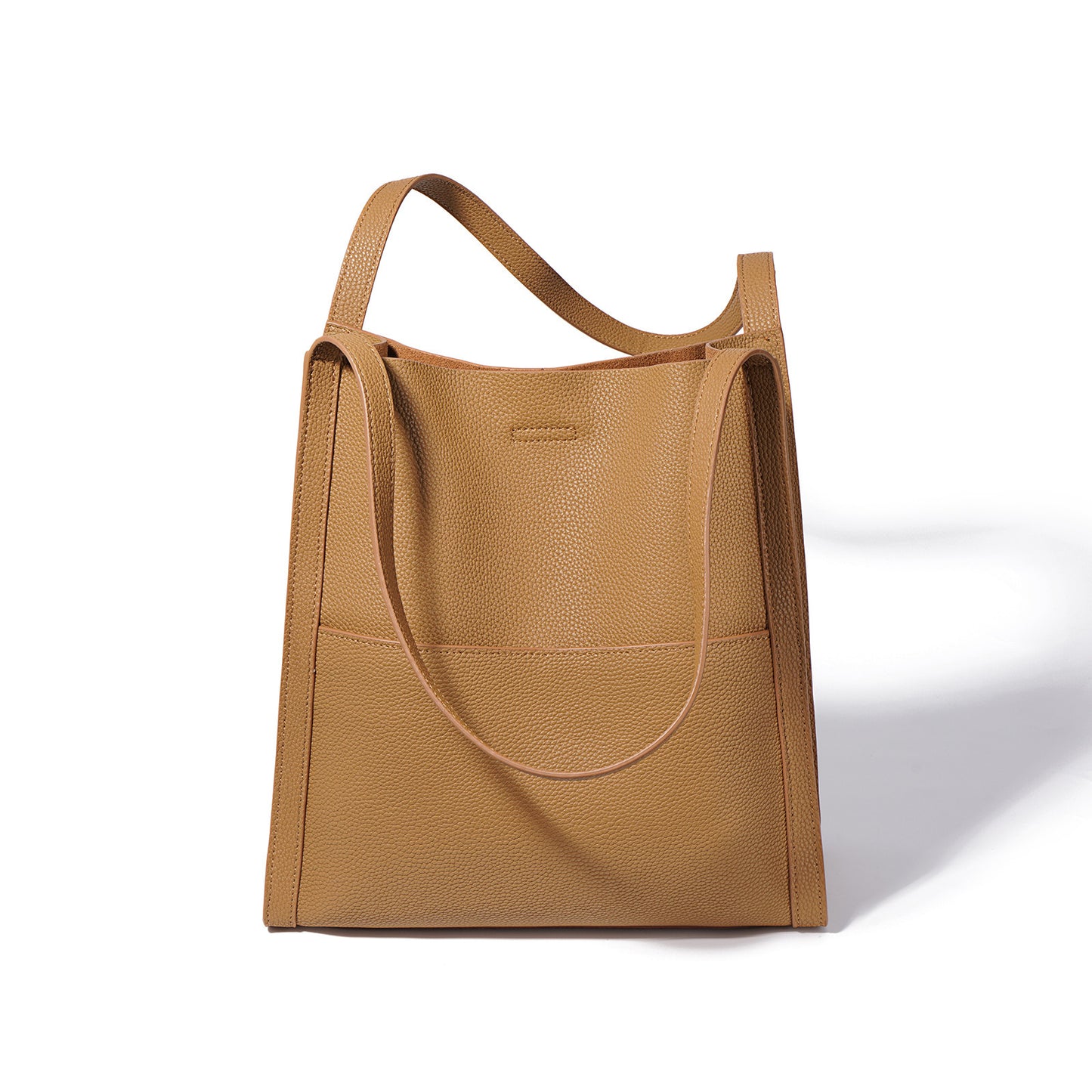 Sac à bandoulière Sentong Qin Bucket en cuir de vachette première couche pour femme, grande capacité