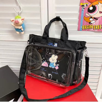 Sac à main japonais mignon à bandoulière de grande capacité Jk