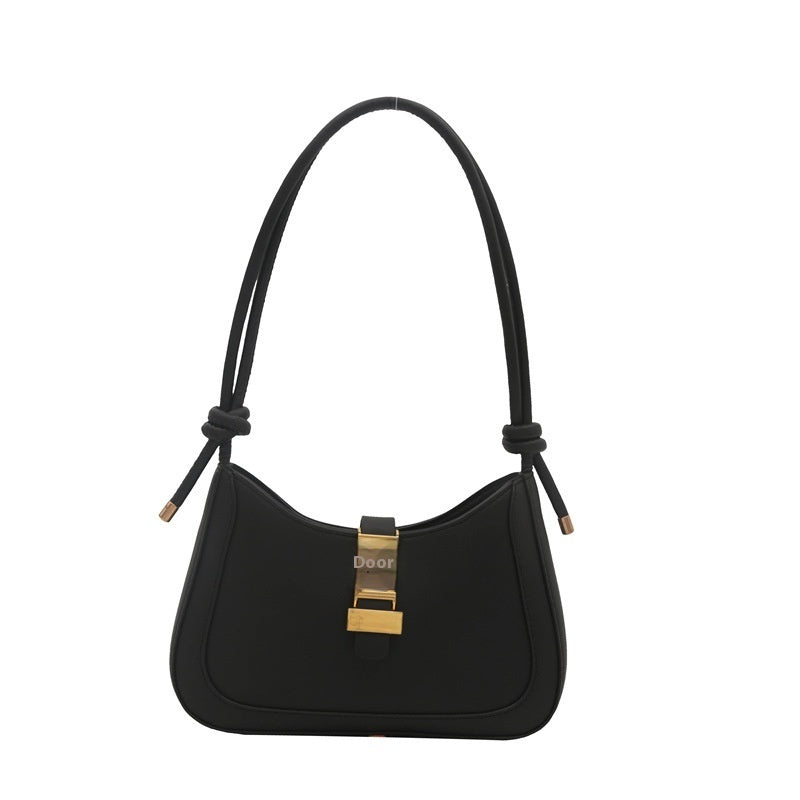 Retro Textured All-match Shoulder Western Style Commuter Underarm Bag