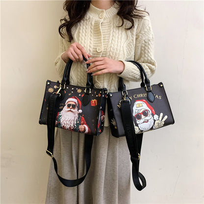 Santa Claus Printed Tote