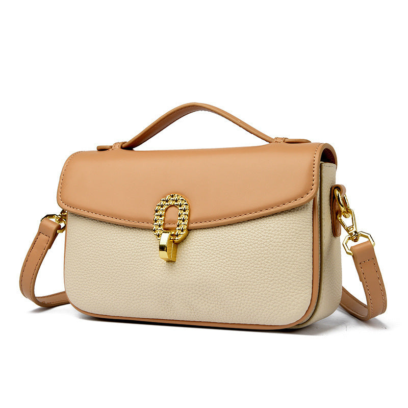 Portable Lock Fashion Simple Shoulder Bag