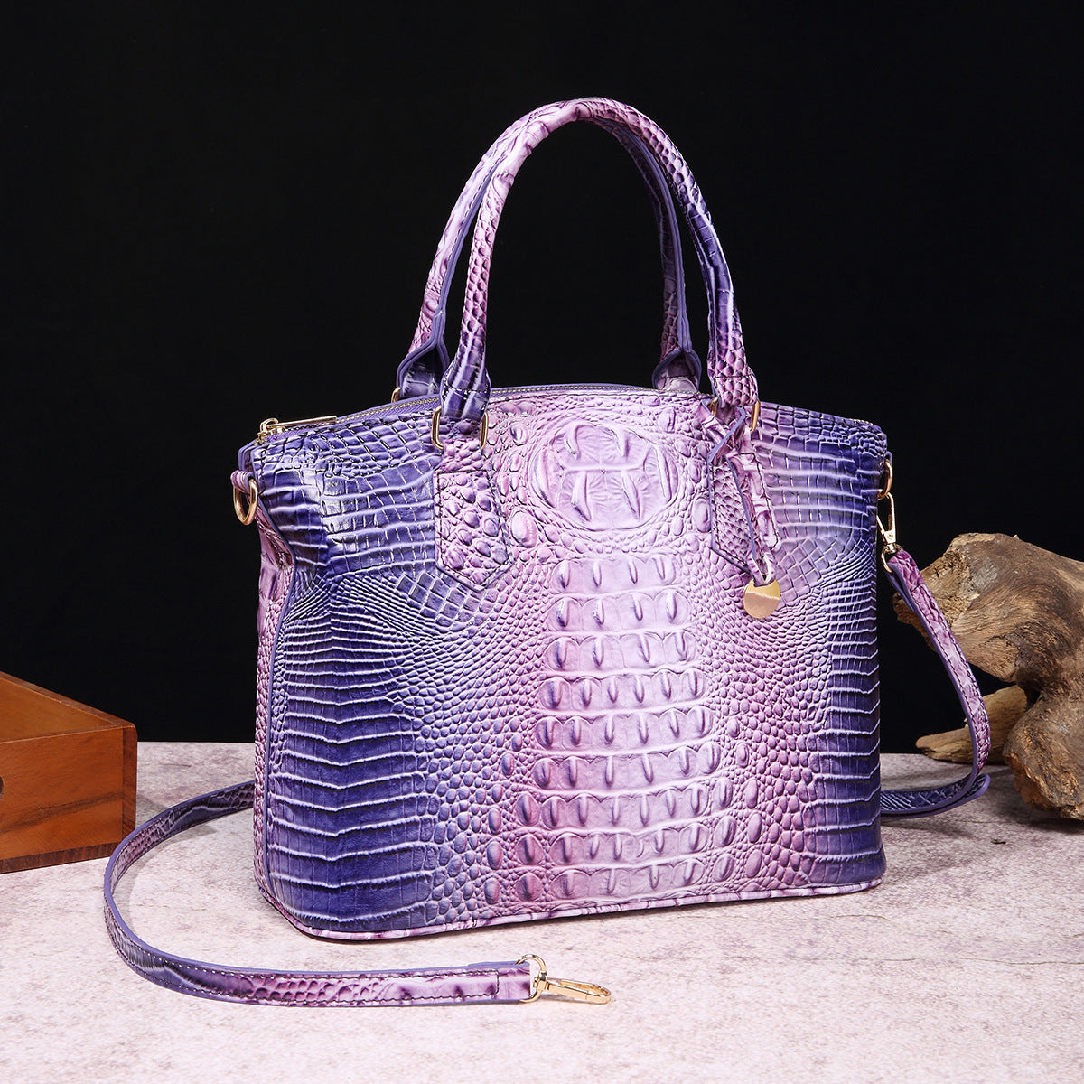 Sac à bandoulière rétro portable pour femme