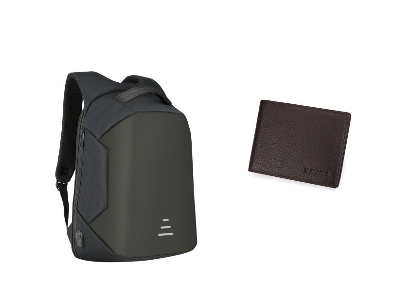 Full Anti-theft Backpack USB Charging Business Pack