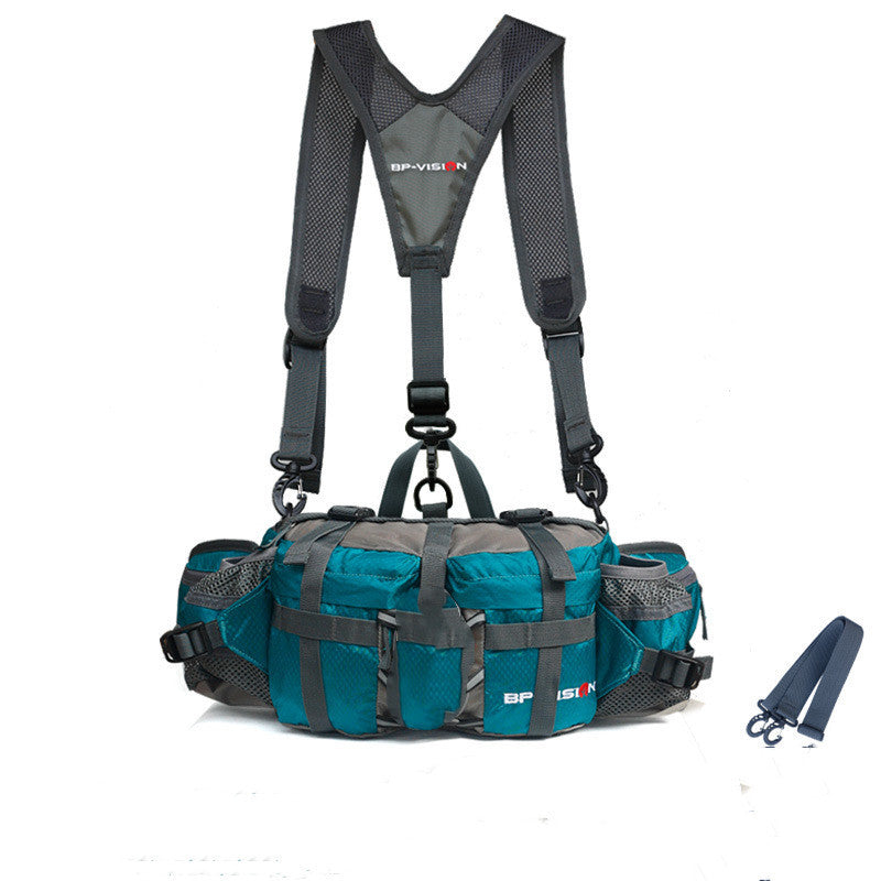 Riñonera táctica multifunción para hombre y mujer, impermeable, para exteriores, para acampar, senderismo, montar a caballo, viajes, deporte, mochila