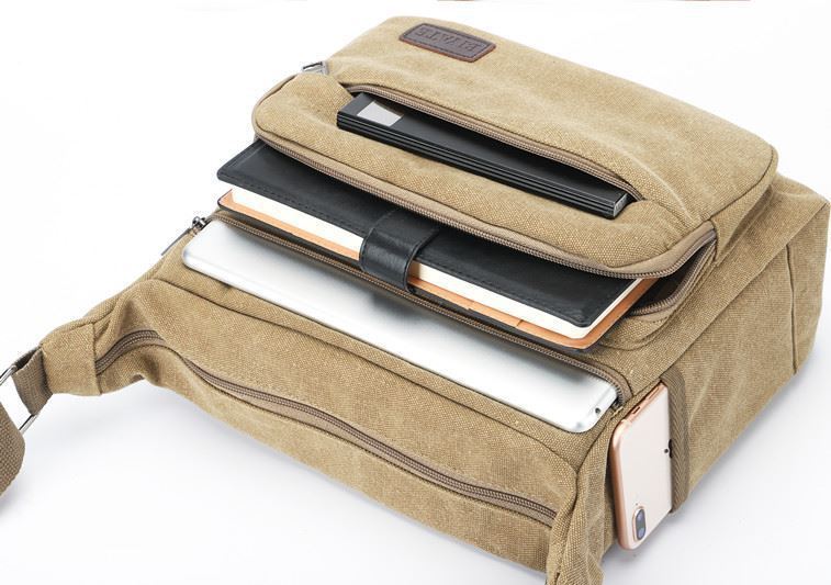 Wooden Tool Bag Men's Canvas Thickened And Repaired