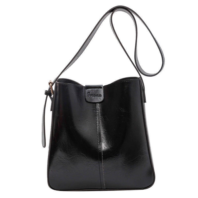 Bolso bandolera de gran capacidad para mujer, bolso de hombro de moda para mujer, bolso de mano para otoño e invierno