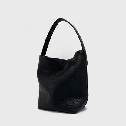 Bolso de hombro tipo cubo de un solo hombro que combina con todo para mujer