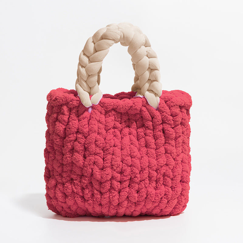 Sac seau tissé à la main pour femme