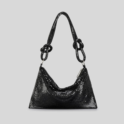 Aluminum Sheet Underarm Women's Bag Fashion High Sense Metal Sequins