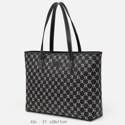 Sac fourre-tout en cuir véritable de grande capacité pour femme