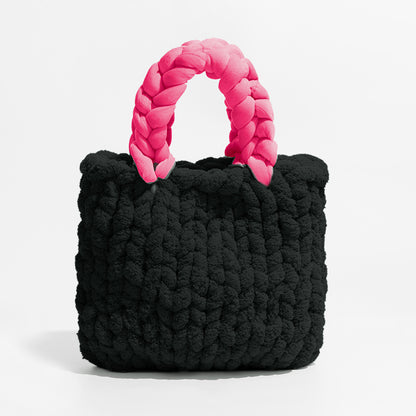 Sac seau tissé à la main pour femme