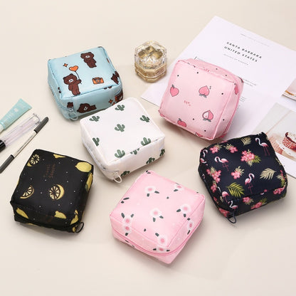 Cute Girl Sanitary Pad Storage Bag