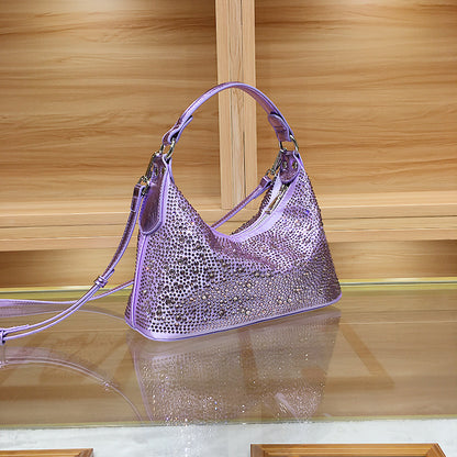 Delicate Rhinestone Women's Bag Dinner Bag Large Capacity Totes