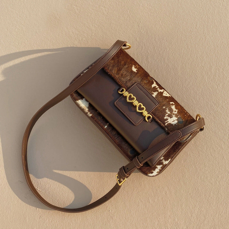 Retro French Staff Crossbody Shoulder Bag