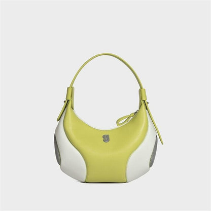 Bolso bandolera pequeño con forma de media luna para mujer Underarm