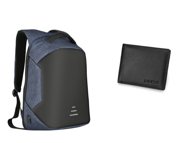 Full Anti-theft Backpack USB Charging Business Pack