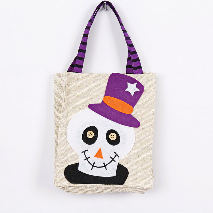 Halloween Decorative Candy Burlap Handbag