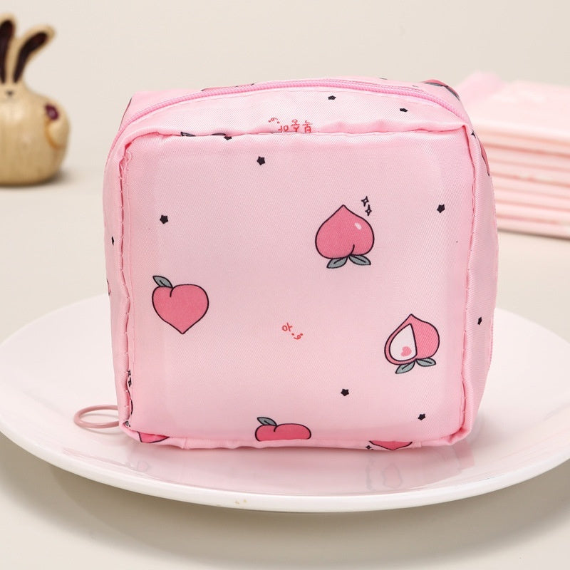 Cute Girl Sanitary Pad Storage Bag