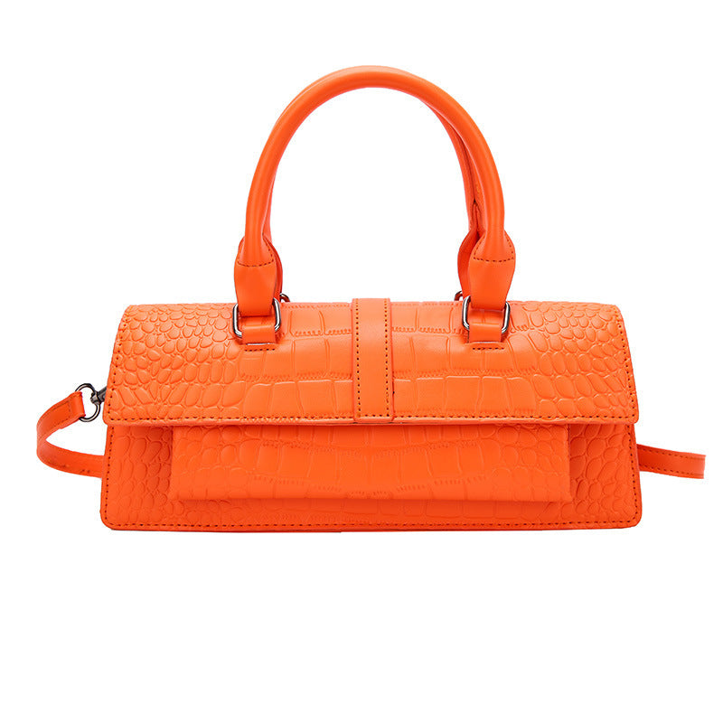 Fashion Crocodile Pattern Women's Small Square Bag