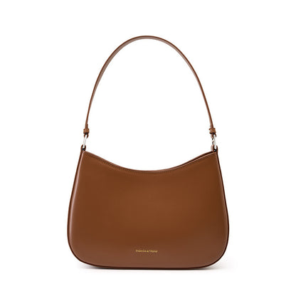 Bolso de piel tipo baguette para mujer