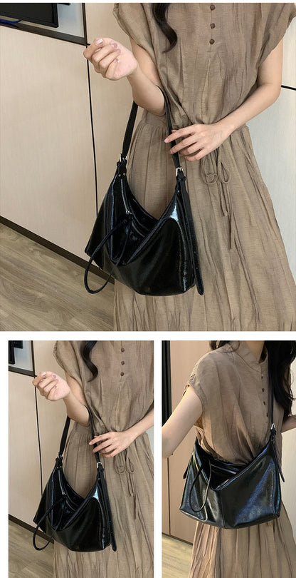 Sac simple en cuir de vachette de première couche pour femme